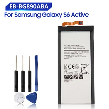 Сменный аккумулятор для Samsung Galaxy G870A G890A S6 Активный перезаряжаемый аккумулятор для телефона EB-BG890ABA 3500 мАч
