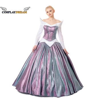 Cosplaydream Aurora Косплей Костюм Принцессы Фиолетовое платье с градиентом, Карнавальное платье на Хэллоуин, Платье Принцессы Русалки