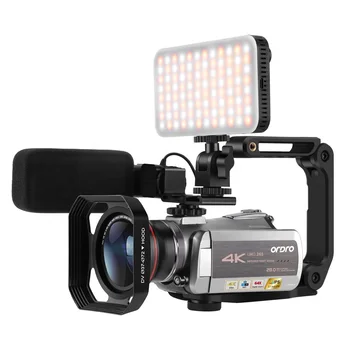 Цифровая видеокамера AZ50 4K WiFi IR Ночного видения, видеокамера с 64-кратным зумом, стереомикрофон, камера для фотосъемки, цифровой видеомагнитофон