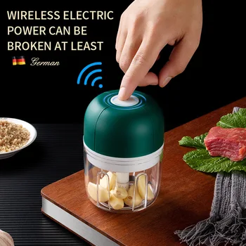 Электрическая Взбивалка для чеснока, Устройство для приготовления Чеснока для дополнительного питания, Бытовая Портативная Машинка для измельчения чеснока, USB мясорубка