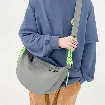 Casua Дорожные Нейлоновые сумки на плечо для женщин, Простая Однотонная сумка через плечо для Девочек, Модная Дизайнерская сумка-Мессенджер, Женский Мешок