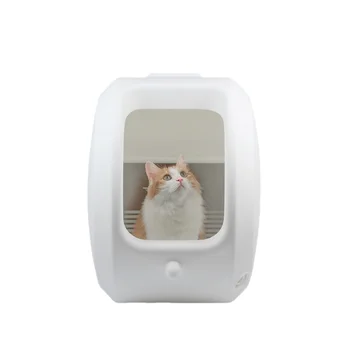 Большая Закрытая Коробка для Кошачьего Туалета Дизайн Шкафа Обучающий Набор Для Приучения Кошки К Туалету Litiere Autonettoyante Pour Chat Товары для домашних животных Cats