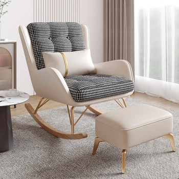 Мобильный шезлонг для отдыха, Ленивые кресла-качалки, диван, Индивидуальное глубокое кресло, Дизайнерская мебель для дома Sedie Da Soggiorno