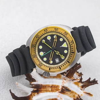 Часы для Дайвинга Seiko с Циферблатом 28,5 мм SKX 6105 6309 Turtle Abalone С Автоматическими часами Для Дайвинга NH35 NH36A Водонепроницаемостью 20ATM