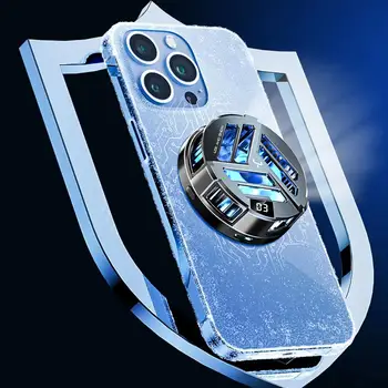 Магнитный Полупроводниковый Радиатор мобильного телефона X25 с Цифровым Дисплеем, Кулер Быстрого Охлаждения для Игровых Телефонов, Аксессуары для Игр