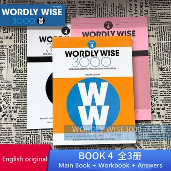 WORLDLY WISE 3000 Книга K-Book12 IELTS TOEFL Расширение словарного запаса английских слов Книга 4 Изучение английского языка для детей Бесплатная Доставка