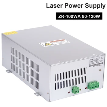 Лазерный источник питания ZR-100WA мощностью 100 Вт для станка для гравировки и резки стеклянных трубок Co2 мощностью 80 Вт-120 Вт Гарантия 2 года