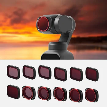 Фильтр для ручной карданной камеры DJI Osmo Pocket 2 серии UV CPL ND8 Оптический Стеклянный фильтр Водонепроницаемый Противообрастающий Аксессуар