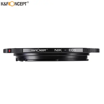 Переходное кольцо для крепления K & F CONCEPT Для объектива Nikon F AI Ai-S К камере Canon EOS EF 600D 60D 5D 500D Переходное кольцо для объектива AI-EOS