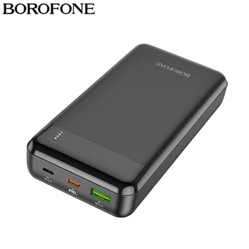 BOROFONE PD 20 Вт Power Bank 10000 мАч Внешний аккумулятор 20000 мАч PD3.0 Быстрая Зарядка USBC Портативное Зарядное Устройство Для iphone xiaomi Huawei