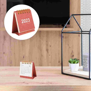 Настольный календарь 2023 Орнамент Мини-Стоящая Миниатюрная Декоративная Настольная машина Маленький письменный стол для офисов