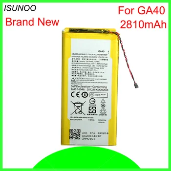 ISUNOO 10 шт./лот, 2810 мАч GA40, аккумулятор для телефона Motorola Moto G4 PLus, замена аккумулятора