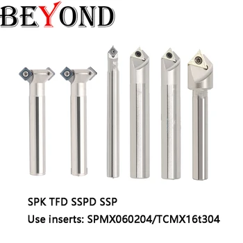 BEYOND SPK C20-25-130L 2T C20-30-130L SSP TFD45 градусов C12-20-100- Инструмент для снятия фаски 1T C10-08-100L C12 C20 C16-16-110L SSPD-Резак