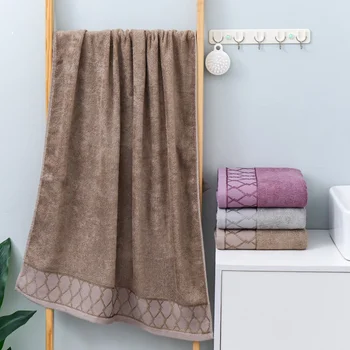 70x140 см Банные Полотенца с бамбуковым углем Для взрослых, мягкие впитывающие полотенца из микрофибры из бамбуковой ткани, Наборы для ванной комнаты, Пляжные полотенца для дома