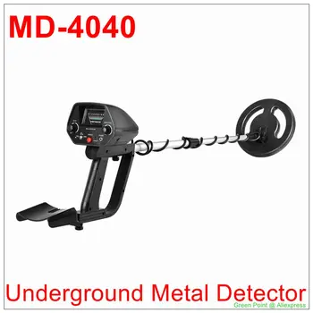 Подземный металлоискатель MD-4040, Профессиональный сканер, Высокочувствительный Золотоискатель, Охотник за сокровищами, Искатель Золота