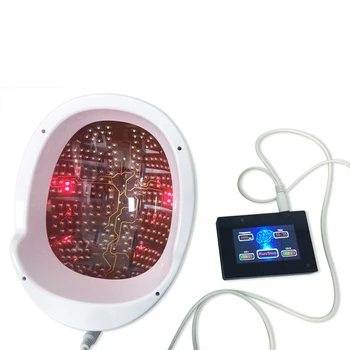 Оптовая Продажа с фабрики, Стимуляция мозга, Терапия Альцгеймера, 810-нм Инфракрасный светодиодный светильник, шлем для транскраниальной фотобиомодуляции