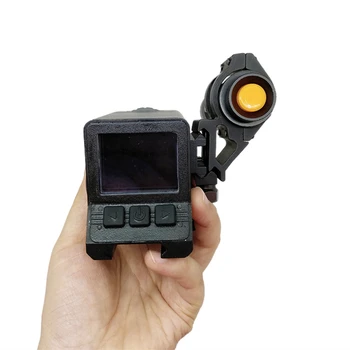 Инфракрасный лазерный прицел ночного видения TRD10 с красной точкой 1x20 мм с сеткой для стрельбы