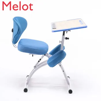 Регулируемый настольный планшет, тренировочный стул с доской для письма, Регулируемый Угол подъема по высоте, стул с сетчатой спинкой, вес 150 кг