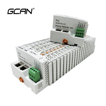 Программируемый Логический контроллер PLC Китай Производитель Бренда GCAN Может Подключить Модуль ввода-вывода расширения HMI 32