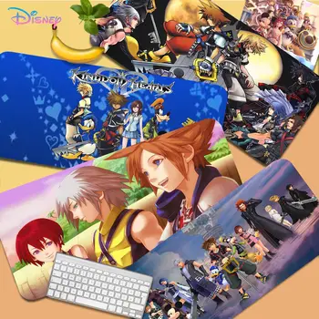 Disney Kingdom Hearts В наличии, индивидуальный размер игрового коврика для мыши для ноутбука Kawaii, письменный стол для девочек-подростков для спальни