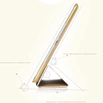 Чехол-подставка из искусственной кожи для ipad 10.2 Air 9.7 Pro 11 Smart Cover Полупрозрачная прозрачная задняя крышка для iPad Mini 6 5 4 3 2 1