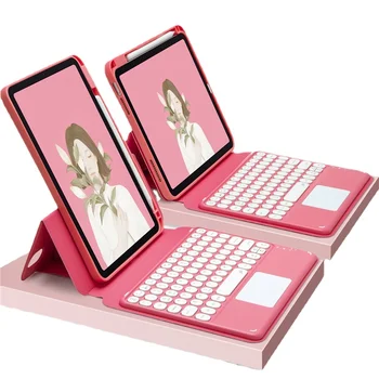 Магнитная подставка, разъемная крышка для iPad 10.2, Чехол-клавиатура для iPad 7-го, 8-го, 9-го поколения 2019 2020 2021, клавиатура Funda