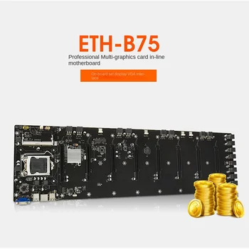 Новая материнская плата ETH-B75 с шагом 65 мм для ноутбука DDR3/DDR3L, жесткий диск mSATA, VGA