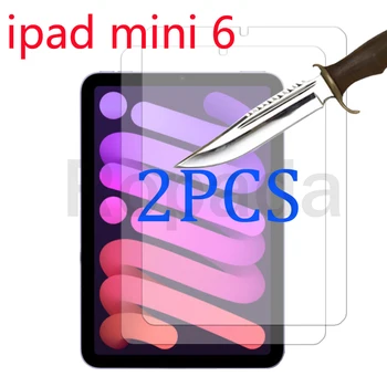 2 Упаковки защитной пленки из закаленного стекла для iPad mini 6 6-го поколения 8.3 