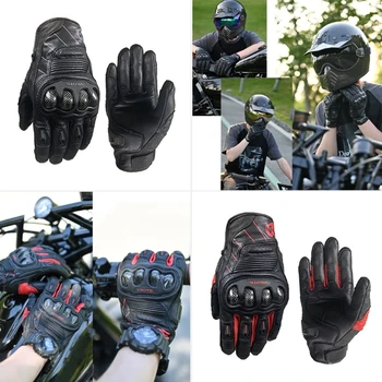 Мотоциклетные перчатки для мужчин и женщин, перчатки из овчины, дышащие перчатки для езды на байке, перчатки для лета, зима, весна