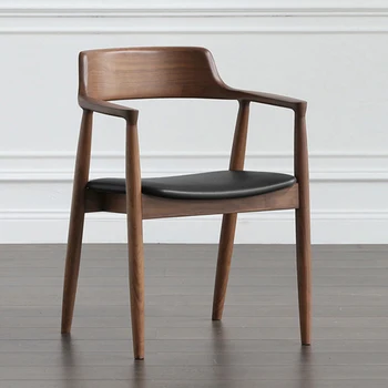 Креативный Обеденный стул Nordic Lounge Макияж Современный Кожаный Кухонный стул для взрослых Дизайнерский Офис Акцент Мебель Sillas De Comedor