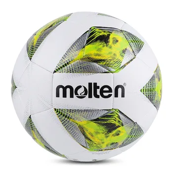 Футбольный мяч Molten FA3400 Официальный Размер 4/5 Из мягкой кожи Машинного шитья для взрослых, для тренировок в помещении и на открытом воздухе Оригинал