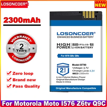 LOSONCOER 0 Цикл 100% Новый 2300 мАч BT90 Аккумулятор для Motorola Moto I576 Z6tv Q9c BT90 SNN5826A SNN5759 SNN5765 SL1K Аккумулятор
