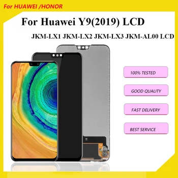 Для Huawei Y9 2019 JKM-LX1 ЖК-дисплей с сенсорным экраном Дигитайзер в Сборе Для HUAWEI Enjoy 9 Plus ЖК-дисплей