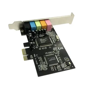 Звуковая карта PCI 5.1CH 5.1 Channel CMI8738 Чипсет Аудиоинтерфейс PCI-E 5.1 Стерео Цифровая карта, настольная звуковая карта