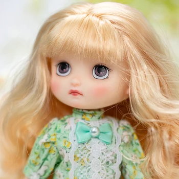 Кукла MONST candy sweet town, зеленое платье с цветочным узором, принцесса, прекрасный подарок для девочки