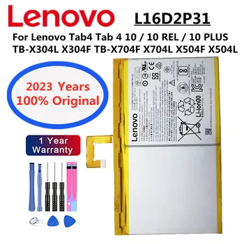 L16D2P31 Оригинальный Аккумулятор для Lenovo Tab4 Tab 4 10/10 REL/10 PLUS TB-X304L X304F TB-X704F X704L X504F X504L 7000 мАч Batteria
