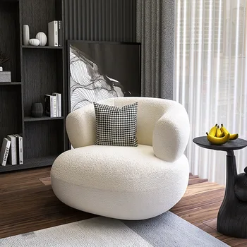 Диван-кресло для гостиной, скандинавская простота, креативность, односпальный диван-кресло, современные кресла, креативная мебель для спальни U-образной формы