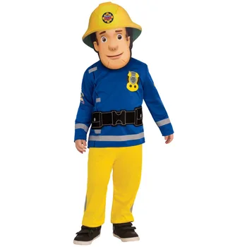 Костюм Пожарного Сэма Косплей Детский костюм на Хэллоуин для детской карнавальной вечеринки