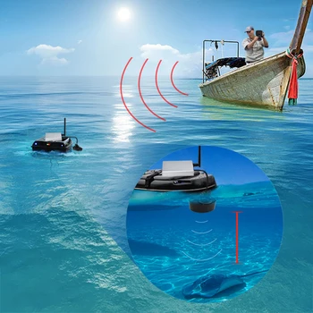 FF918-CWLS Цветной дисплей для поиска рыбы на лодке-приманке с радиусом действия 300 м / 980 футов (доступна упаковка OEM)