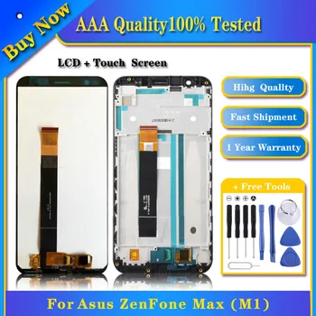100% Протестированный OEM ЖК-экран для Asus ZenFone Max M1 ZB555KL Digitizer в Полной Сборке с Заменой рамки на Запчасти для телефона