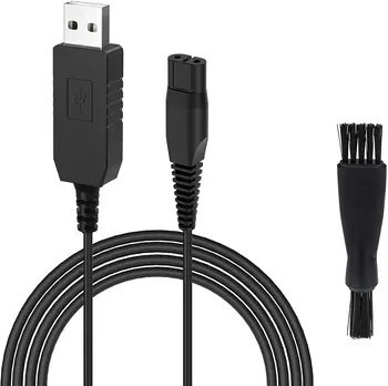 Кабель Зарядного устройства для бритвы USB 4,3 В, Сменный Шнур питания бритвы Philips для Norelco One Blade QP2520, QP2620, A00390, QG3320, RQ320