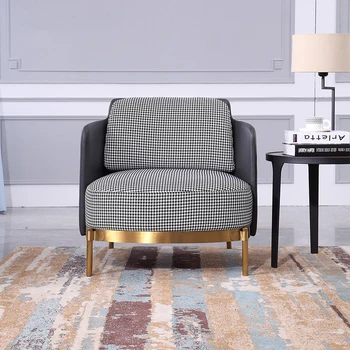 Роскошные Стулья для гостиной, Современный Удобный Тканевый диван, кресла для отдыха, Офисная Мебель для дома