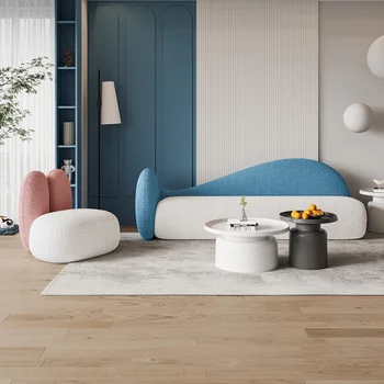Стрейч-диван в скандинавском стиле Velvet Relax Современный Необычный Диван Модульный Роскошный Дизайнерский Эргономичный Салон Канапе Мебель для гостиной