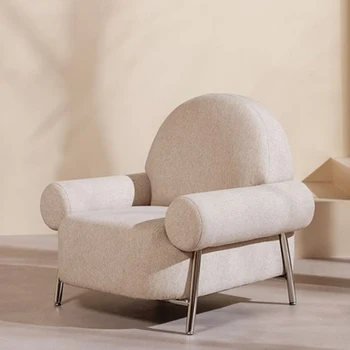 Кресло для отдыха, Дизайнерское кресло для чтения, Пушистое Удобное Модное Кресло Fauteuil Для гостиной